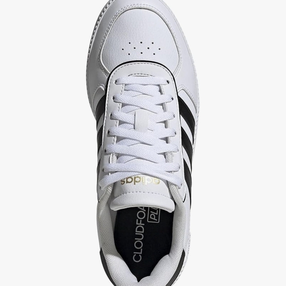 BNWT Adidas Women’s Breaknet Sleek Sneakers White Green Sz 8 Casual Tennis Y2K - Picture 4 of 11